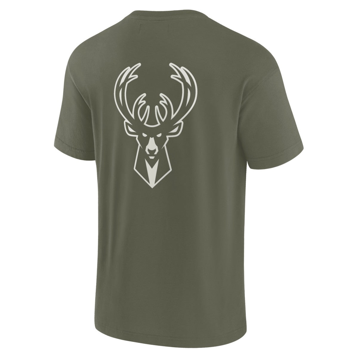Milwaukee Bucks Unisex Elements Super Soft Short Sleeve T-Shirt Olive - NBA