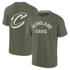Cleveland Cavaliers Unisex Elements Super Soft Short Sleeve T-Shirt Olive - NBA