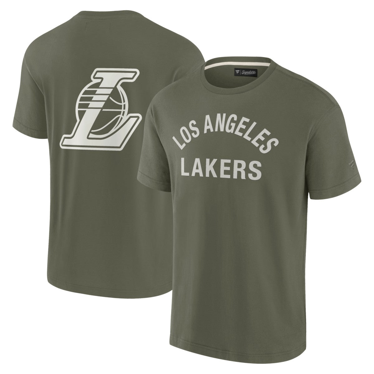 Los Angeles Lakers Unisex Elements Super Soft Short Sleeve T-Shirt Olive - NBA