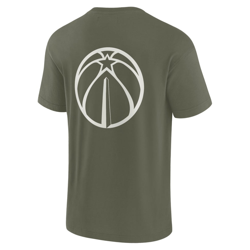 Washington Wizards Unisex Elements Super Soft Short Sleeve T-Shirt Olive - NBA