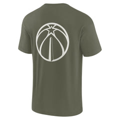 Washington Wizards Unisex Elements Super Soft Short Sleeve T-Shirt Olive - NBA