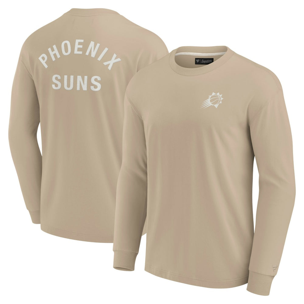 Phoenix Suns Unisex Elements Super Soft Long Sleeve T-Shirt Khaki - NBA