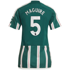 Harry Maguire Manchester United Women's 2023/24 Away Replica Player Jersey Green | Adidas discount