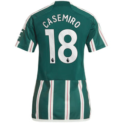 Casemiro Manchester United Women's 2023/24 Away Replica Player Jersey Green | Adidas discount