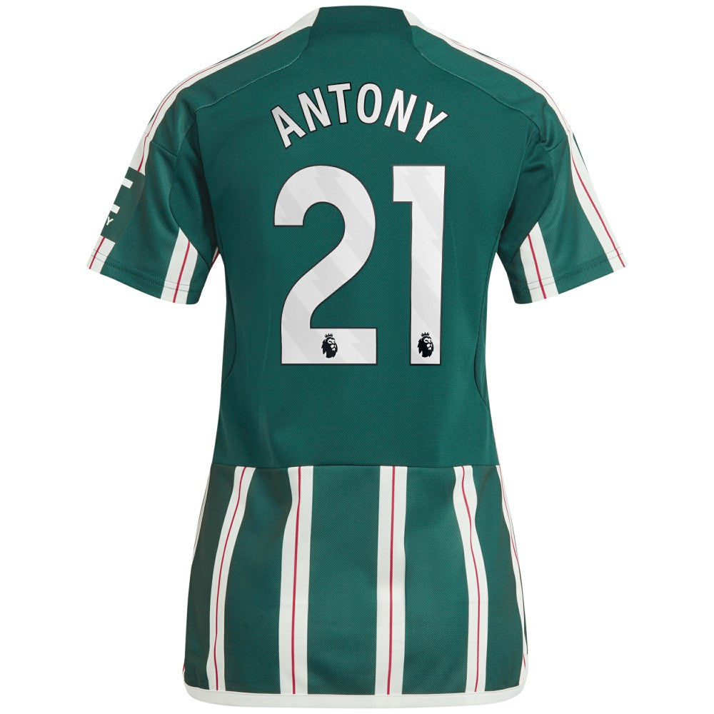 Antony Manchester United Women's 2023/24 Away Replica Player Jersey Green | Adidas Online