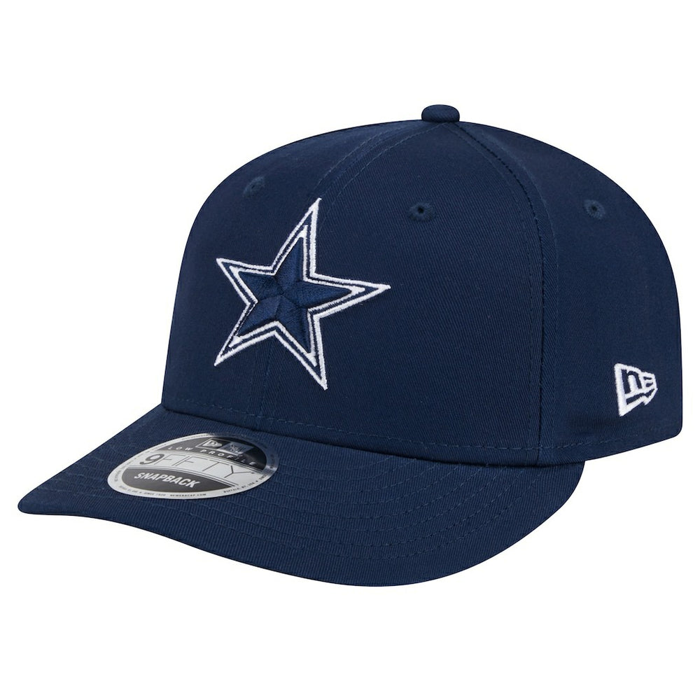 Dallas Cowboys New Era Main Low Profile 9FIFTY Snapback Hat Navy | NFL