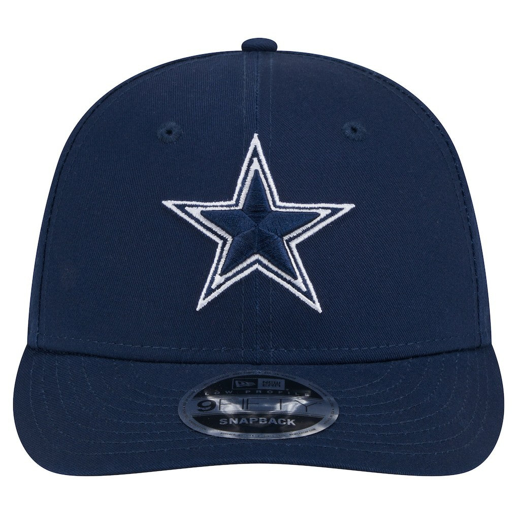 Dallas Cowboys New Era Main Low Profile 9FIFTY Snapback Hat Navy | NFL