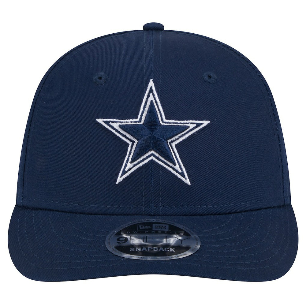 Dallas Cowboys New Era Main Low Profile 9FIFTY Snapback Hat Navy | NFL