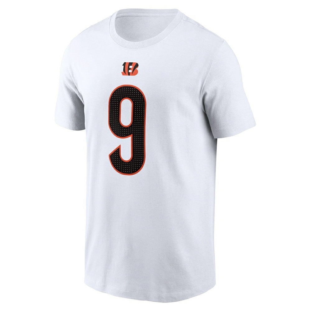 Joe Burrow Cincinnati Bengals Player Name & Number T-Shirt White | Nike for Sale