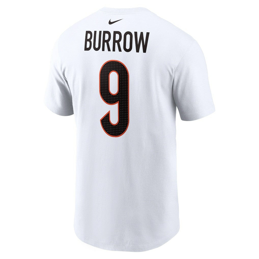 Joe Burrow Cincinnati Bengals Player Name & Number T-Shirt White | Nike for Sale