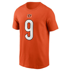 Joe Burrow Cincinnati Bengals Player Name & Number T-Shirt Orange | Nike for Sale