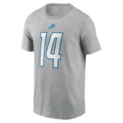 Amon-Ra St. Brown Detroit Lions Player Name & Number T-Shirt Gray | Nike for Sale