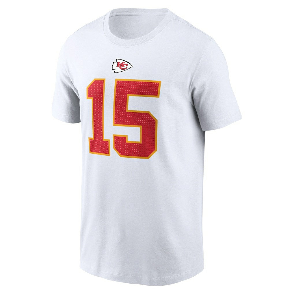 Patrick Mahomes Kansas City Chiefs Player Name & Number T-Shirt White | Nike for Sale