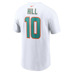 Tyreek Hill Miami Dolphins Player Name & Number T-Shirt White | Nike for Sale