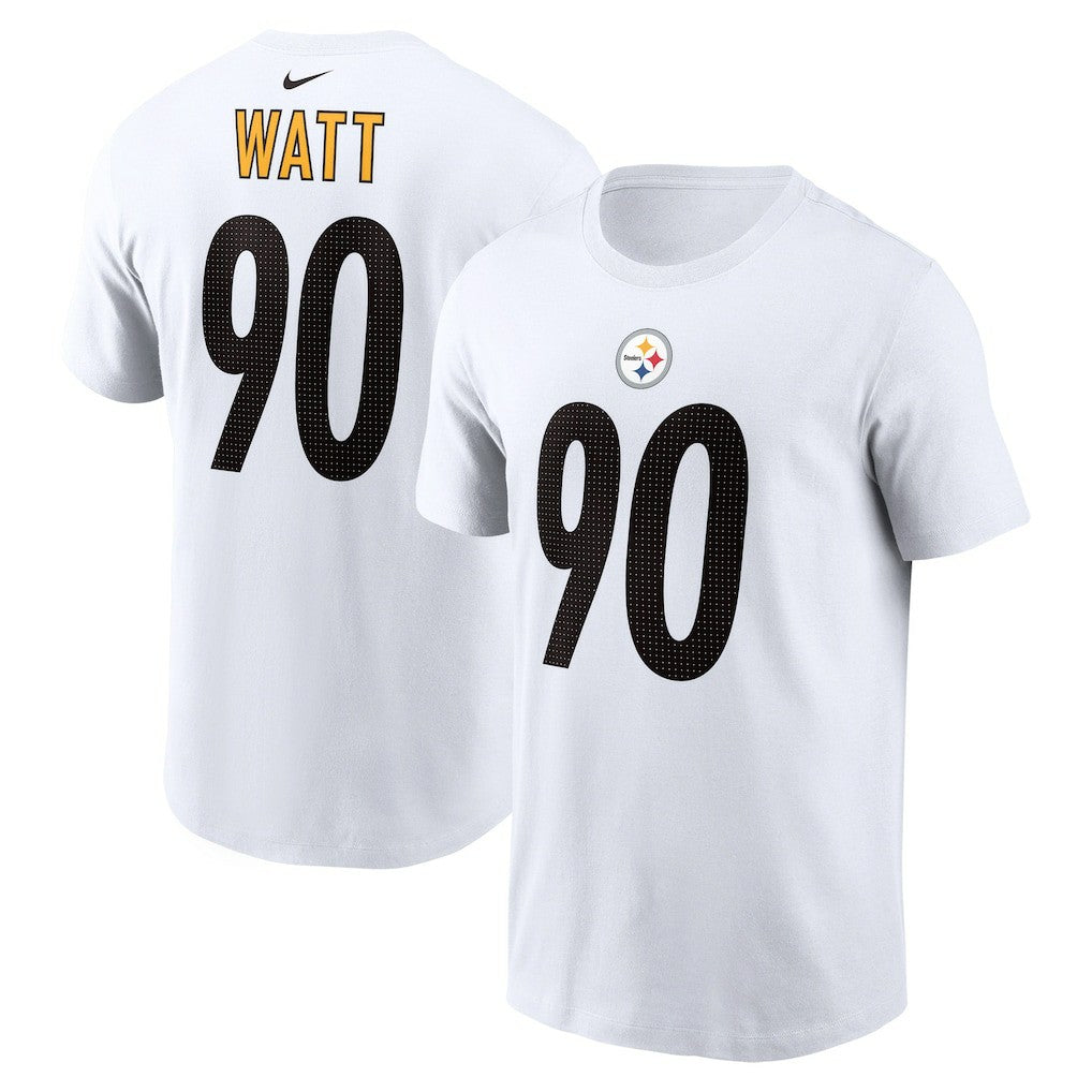 T.J. Watt Pittsburgh Steelers Player Name & Number T-Shirt White | Nike for Sale