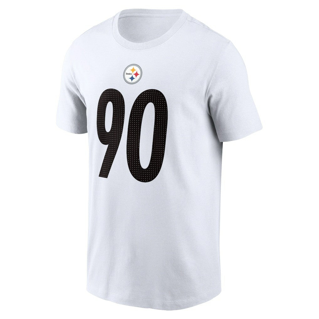 T.J. Watt Pittsburgh Steelers Player Name & Number T-Shirt White | Nike for Sale