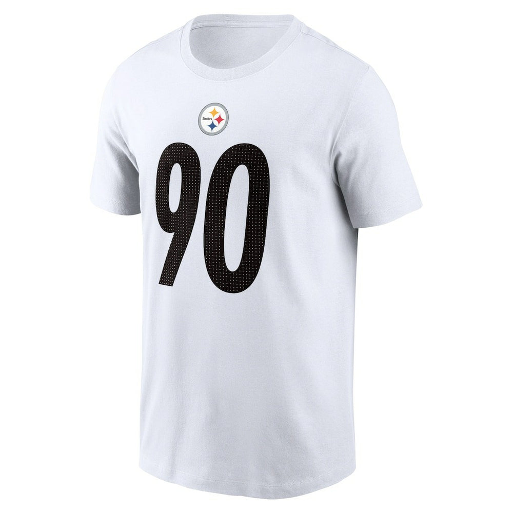 T.J. Watt Pittsburgh Steelers Player Name & Number T-Shirt White | Nike for Sale