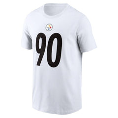 T.J. Watt Pittsburgh Steelers Player Name & Number T-Shirt White | Nike for Sale