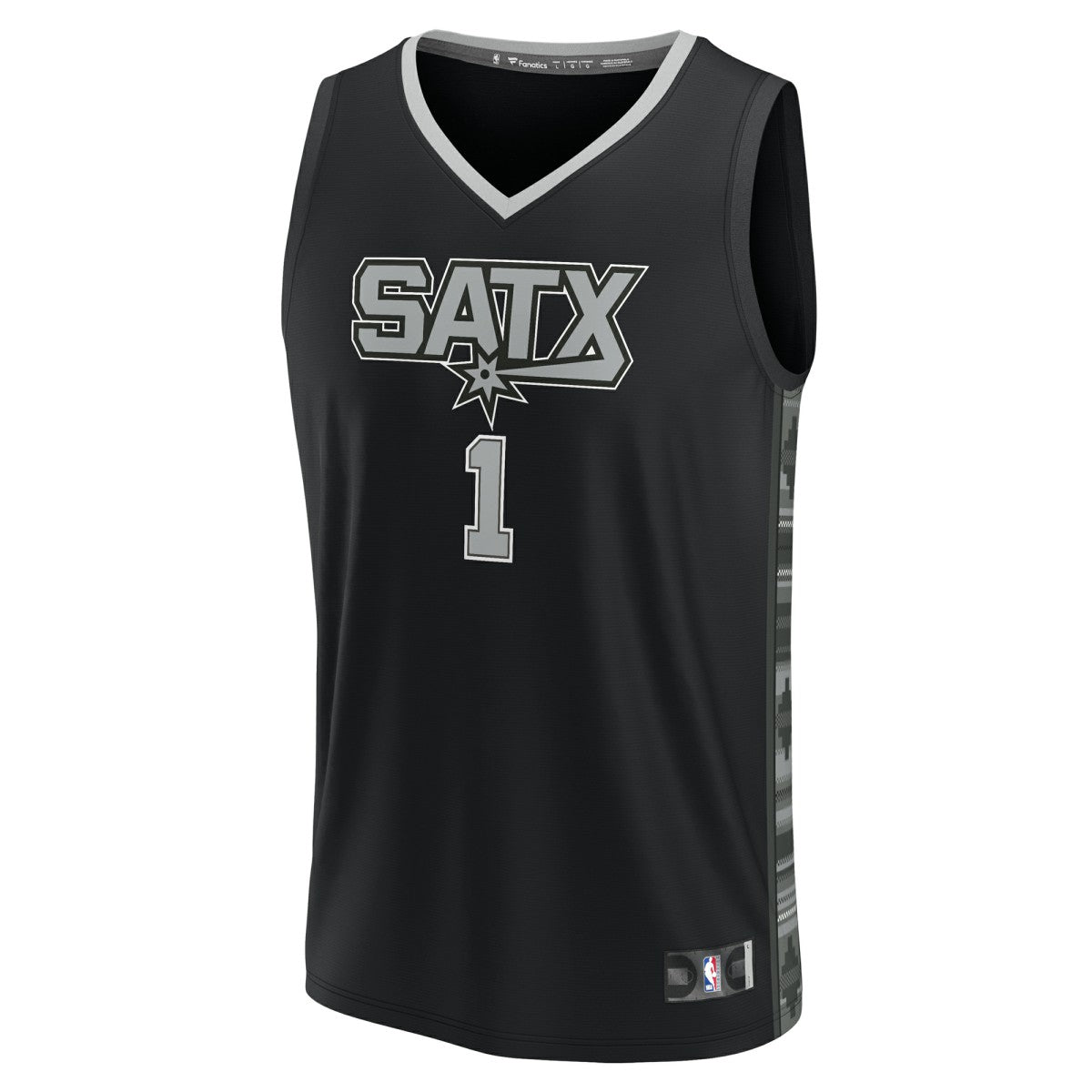 Victor Wembanyama San Antonio Spurs Youth Fast Break Player Jersey Statement Edition Black - NBA