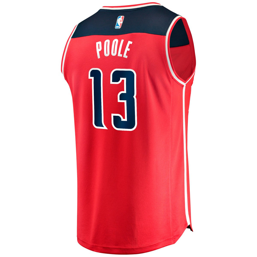 Jordan Poole Washington Wizards Fast Break Player Jersey Icon Edition Red - NBA