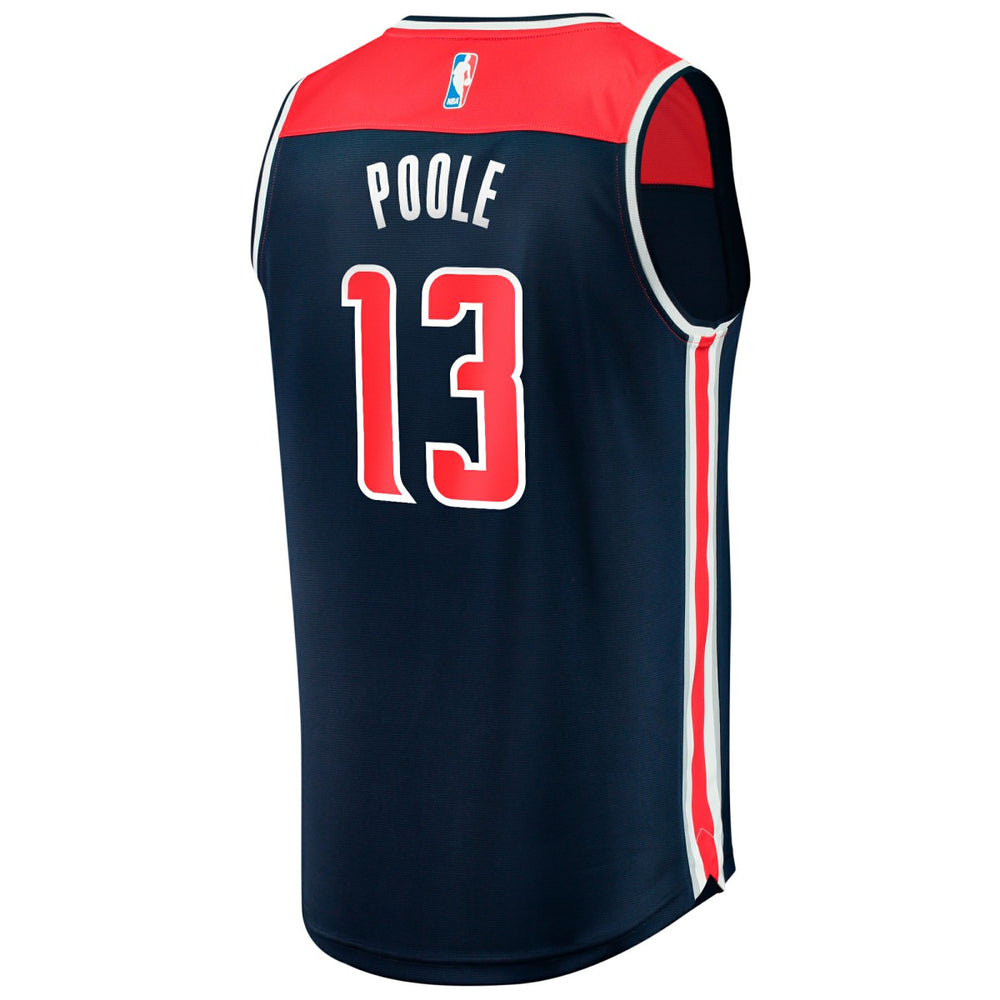 Jordan Poole Washington Wizards Youth Fast Break Player Jersey Statement Edition Navy - NBA