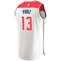 Jordan Poole Washington Wizards Youth Fast Break Player Jersey Association Edition White - NBA
