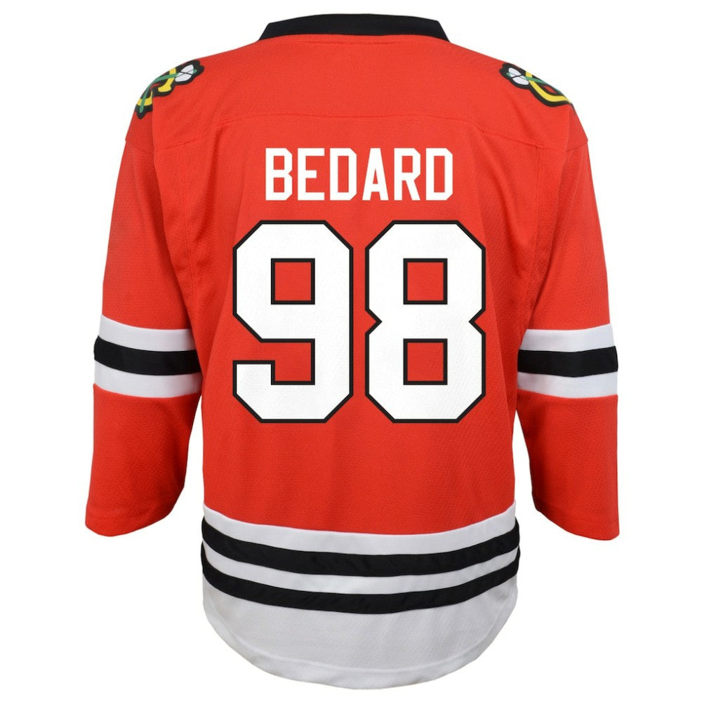 Connor Bedard Chicago Blackhawks Youth Home Replica Player Jersey - Red - NHL