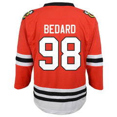 Connor Bedard Chicago Blackhawks Youth Home Replica Player Jersey - Red - NHL