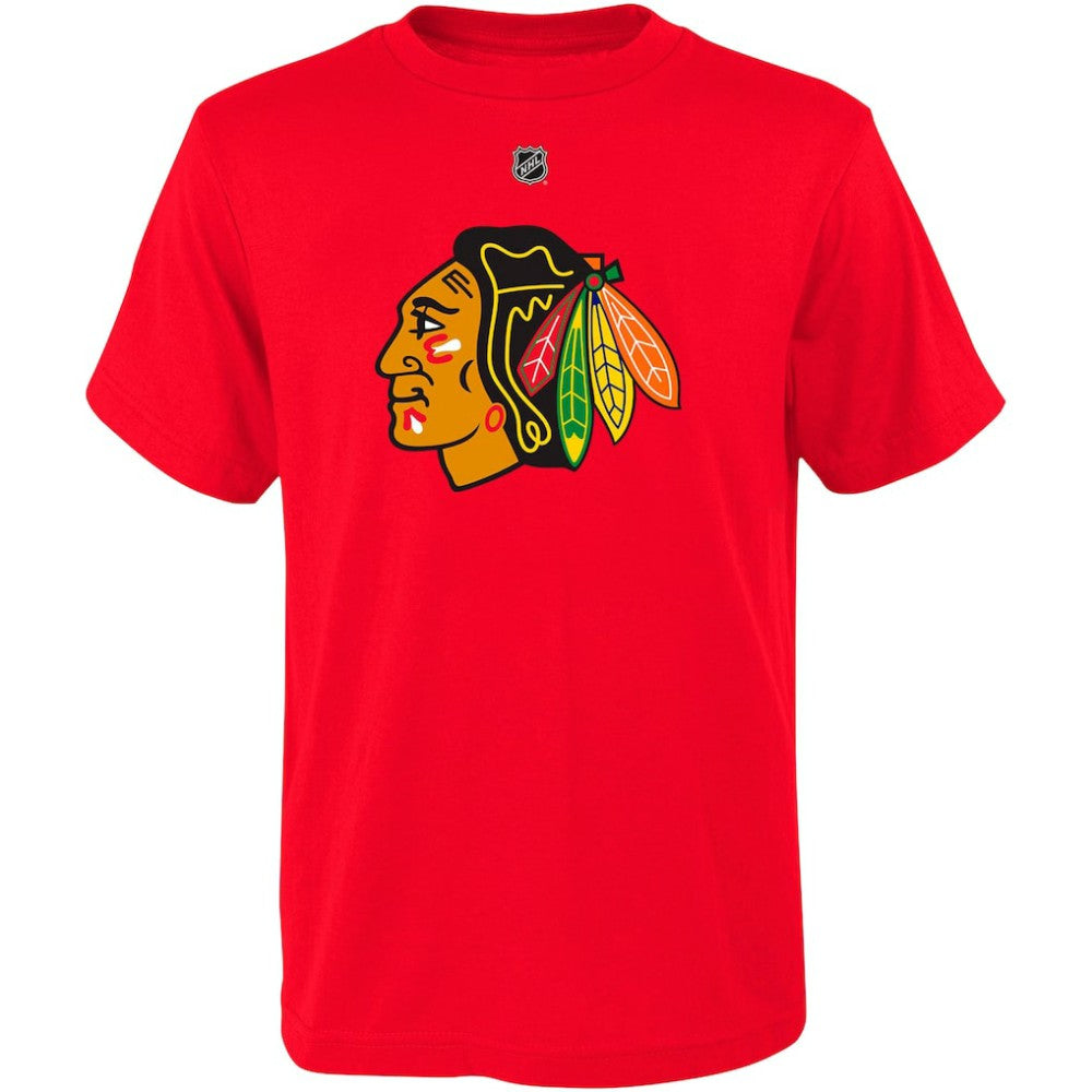 Connor Bedard Chicago Blackhawks Youth Player Name & Number T-Shirt - Red - NHL