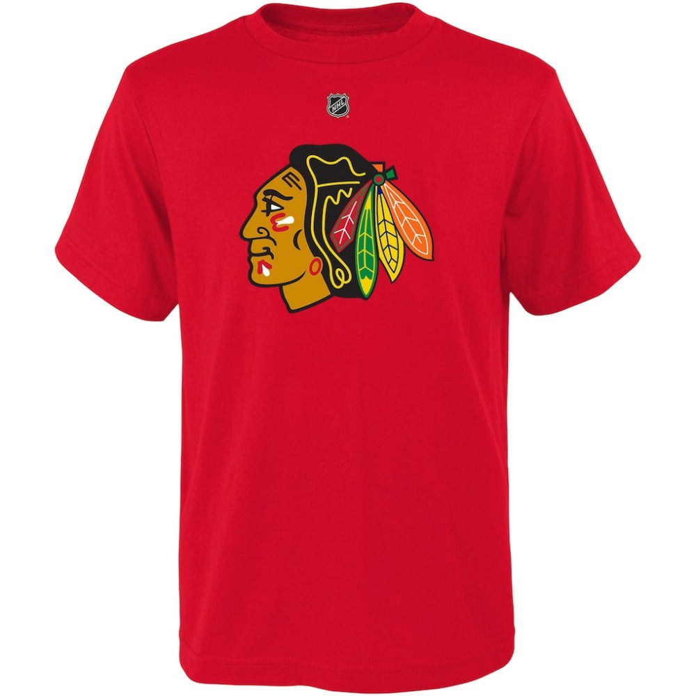 Connor Bedard Chicago Blackhawks Preschool Authentic Stack Name & Number T-Shirt - Red - NHL