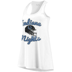Indianapolis Colts Majestic Threads Women's Indiana Nights Alternate Racerback Tank Top White | NFL