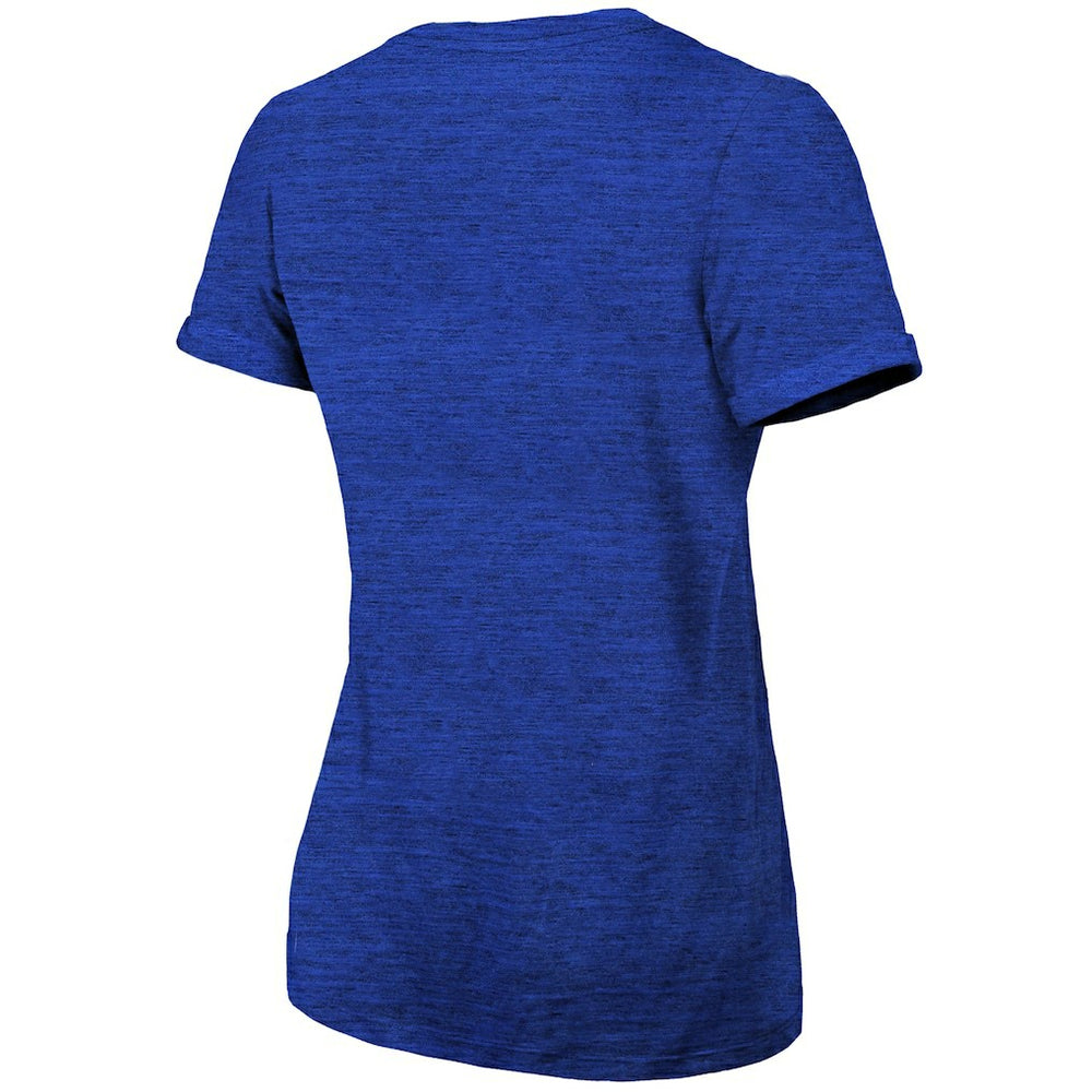 Indianapolis Colts Majestic Threads Women's Indiana Nights Alternate Tri-Blend Boyfriend T-Shirt Heather Blue | NFL