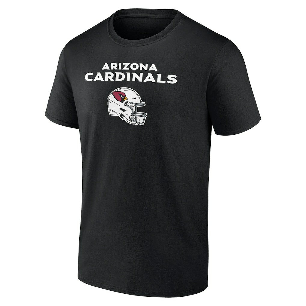 Arizona Cardinals Personalized Name & Number Team Wordmark T-Shirt Black | NFL