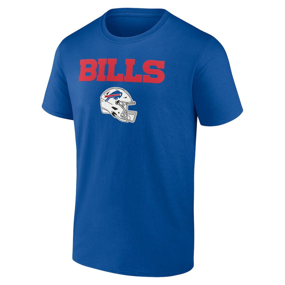 Buffalo Bills Personalized Name & Number Team Wordmark T-Shirt Royal | NFL