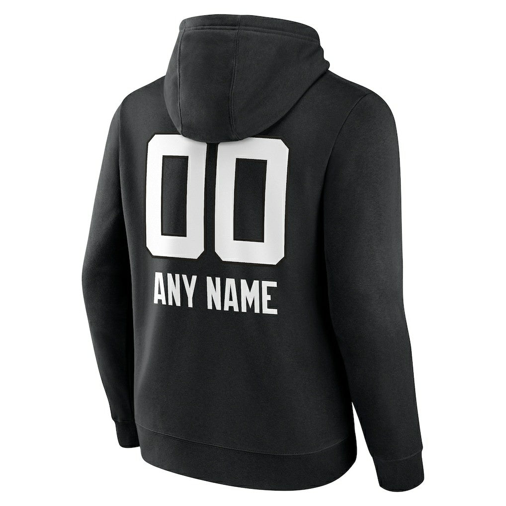 Jacksonville Jaguars Personalized Name & Number Team Wordmark Pullover Hoodie Black | NFL