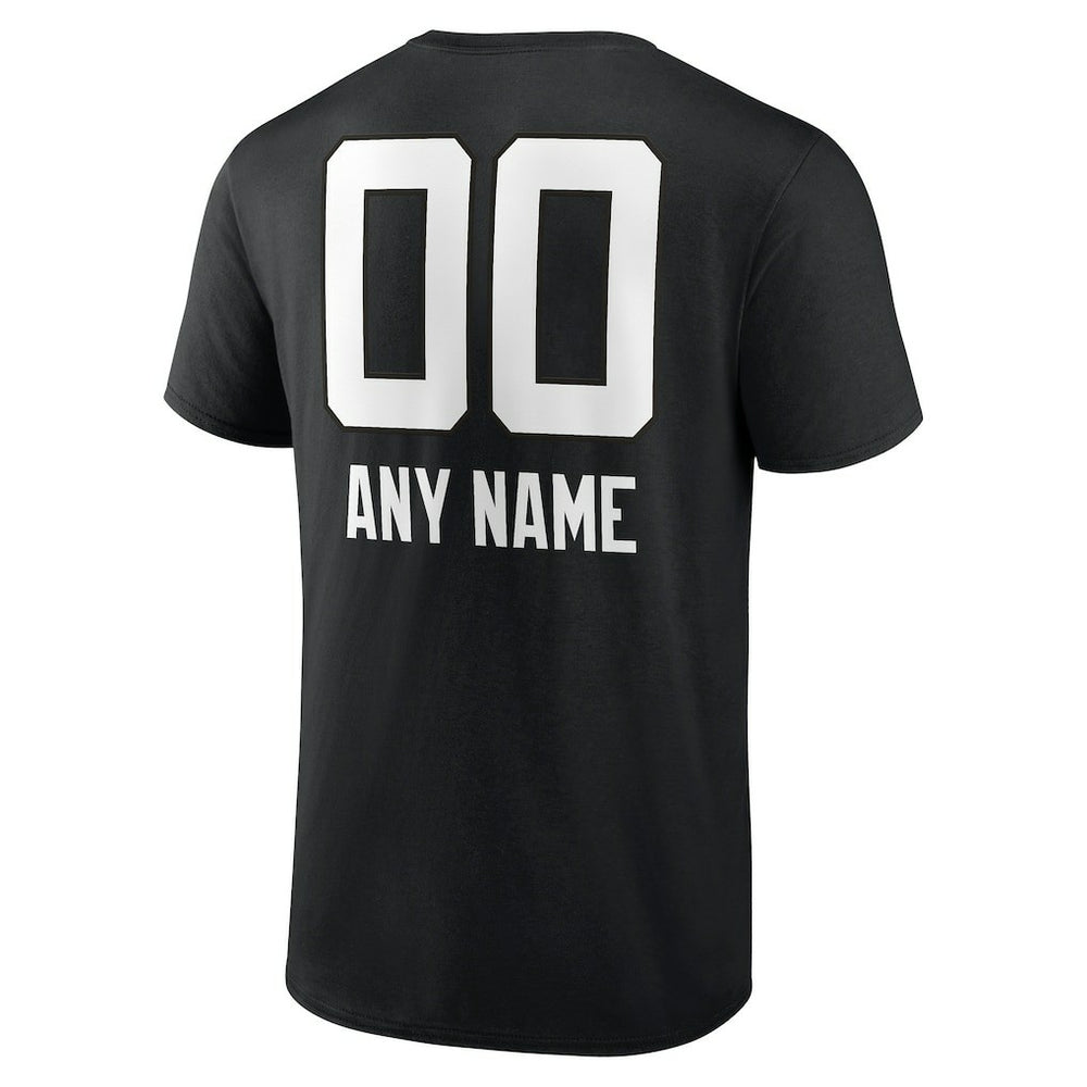 Jacksonville Jaguars Personalized Name & Number Team Wordmark T-Shirt Black | NFL