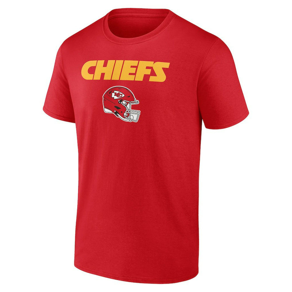 Kansas City Chiefs Personalized Name & Number Team Wordmark T-Shirt Red | NFL