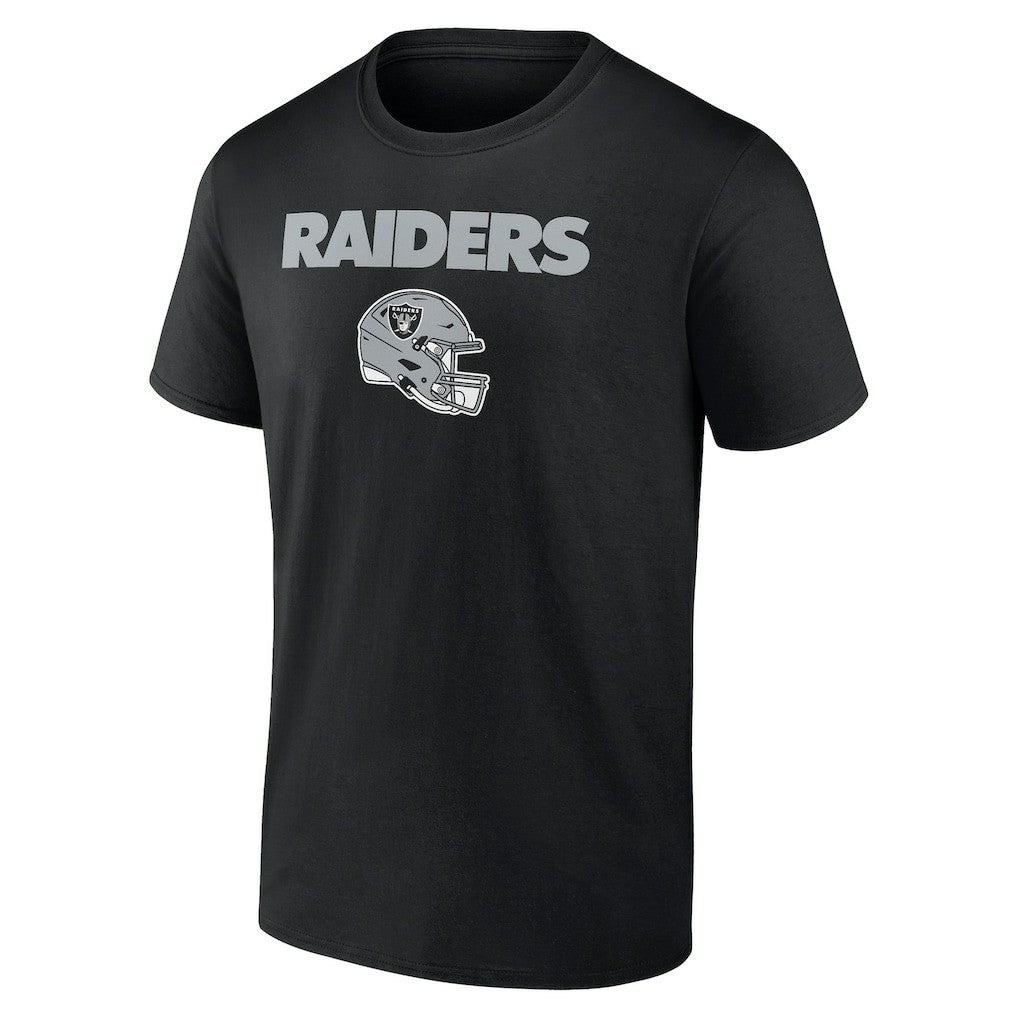 Las Vegas Raiders Personalized Name & Number Team Wordmark T-Shirt Black | NFL