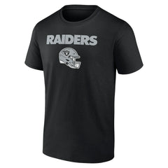 Las Vegas Raiders Personalized Name & Number Team Wordmark T-Shirt Black | NFL