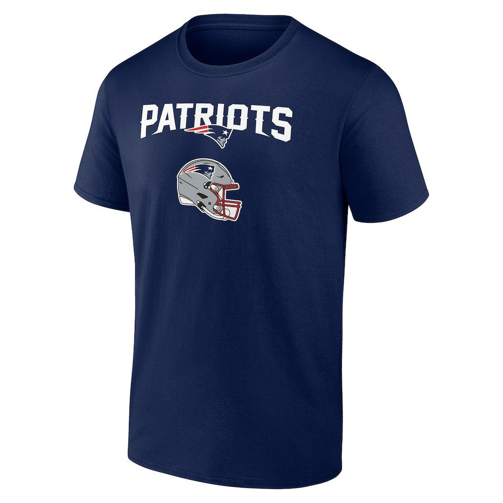 New England Patriots Personalized Name & Number Team Wordmark T-Shirt Navy | NFL