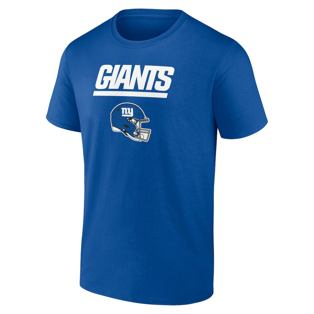 New York Giants Personalized Name & Number Team Wordmark T-Shirt Royal | NFL