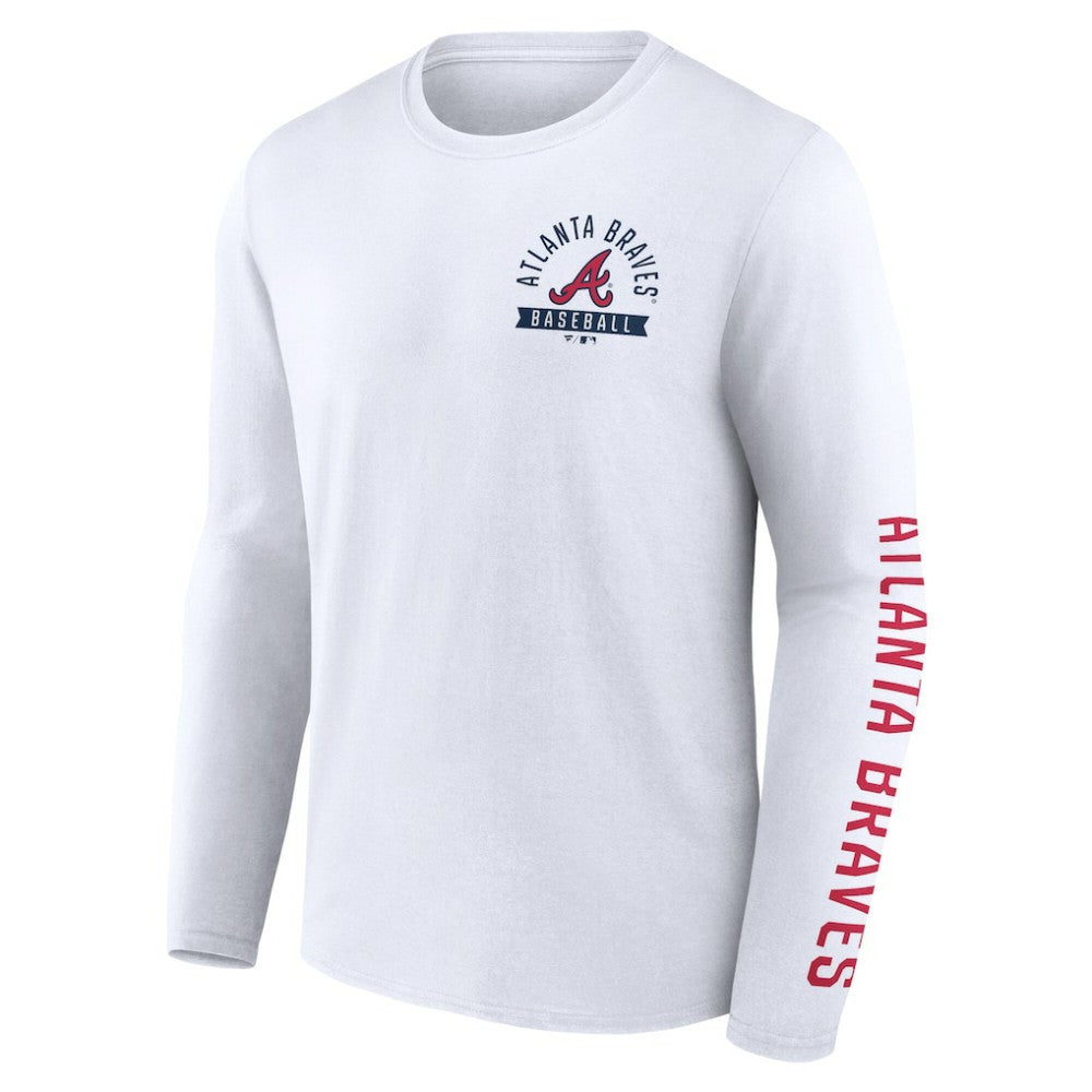 Atlanta Braves Fanatics Press Box Long Sleeve T-Shirt - MLB