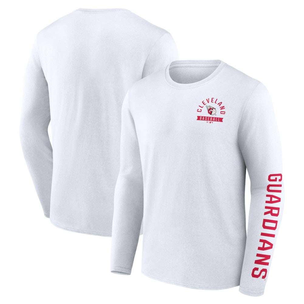 Cleveland Guardians Fanatics Press Box Long Sleeve T-Shirt - MLB