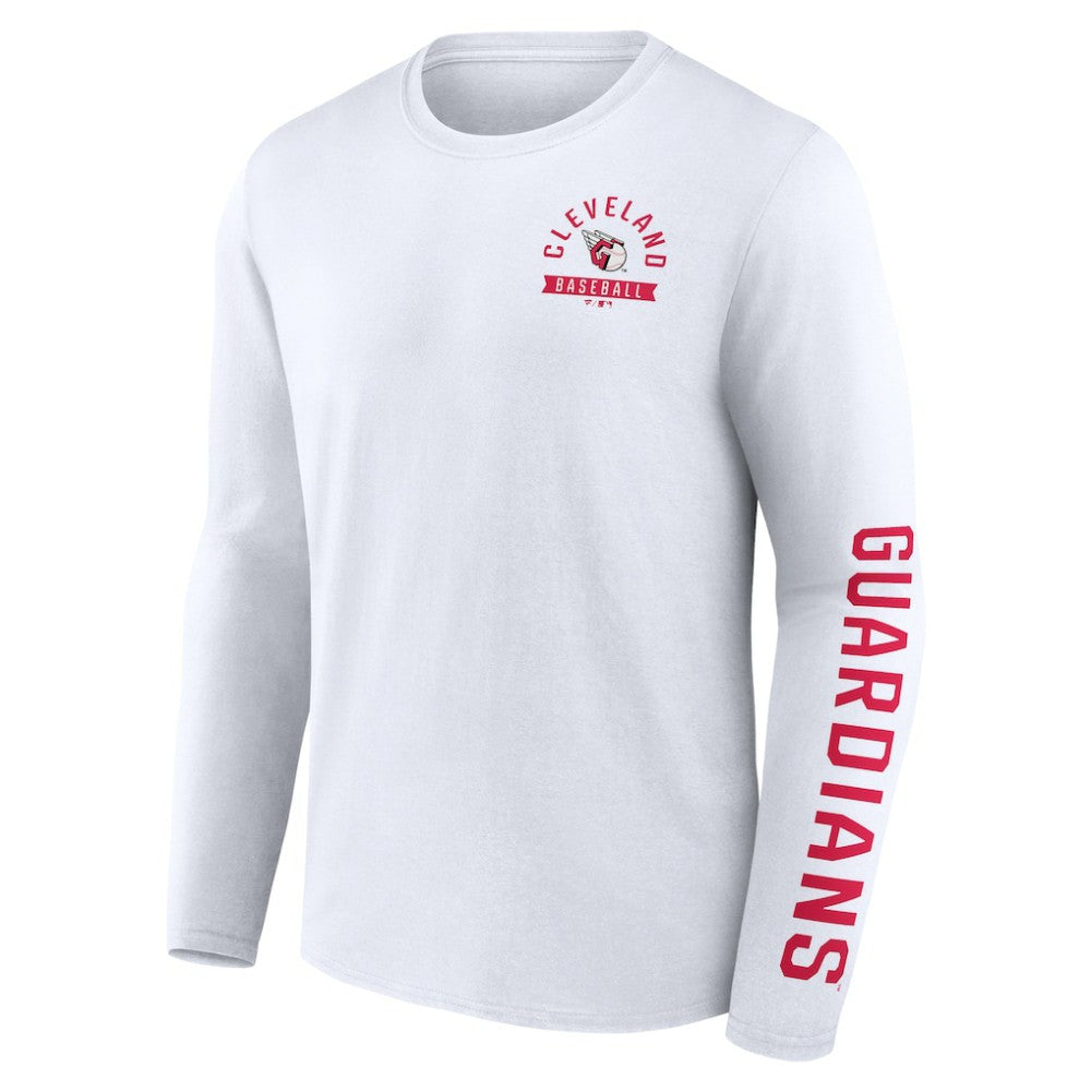 Cleveland Guardians Fanatics Press Box Long Sleeve T-Shirt - MLB
