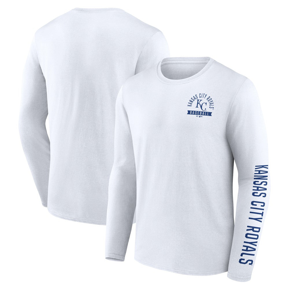 Kansas City Royals Fanatics Press Box Long Sleeve T-Shirt - MLB