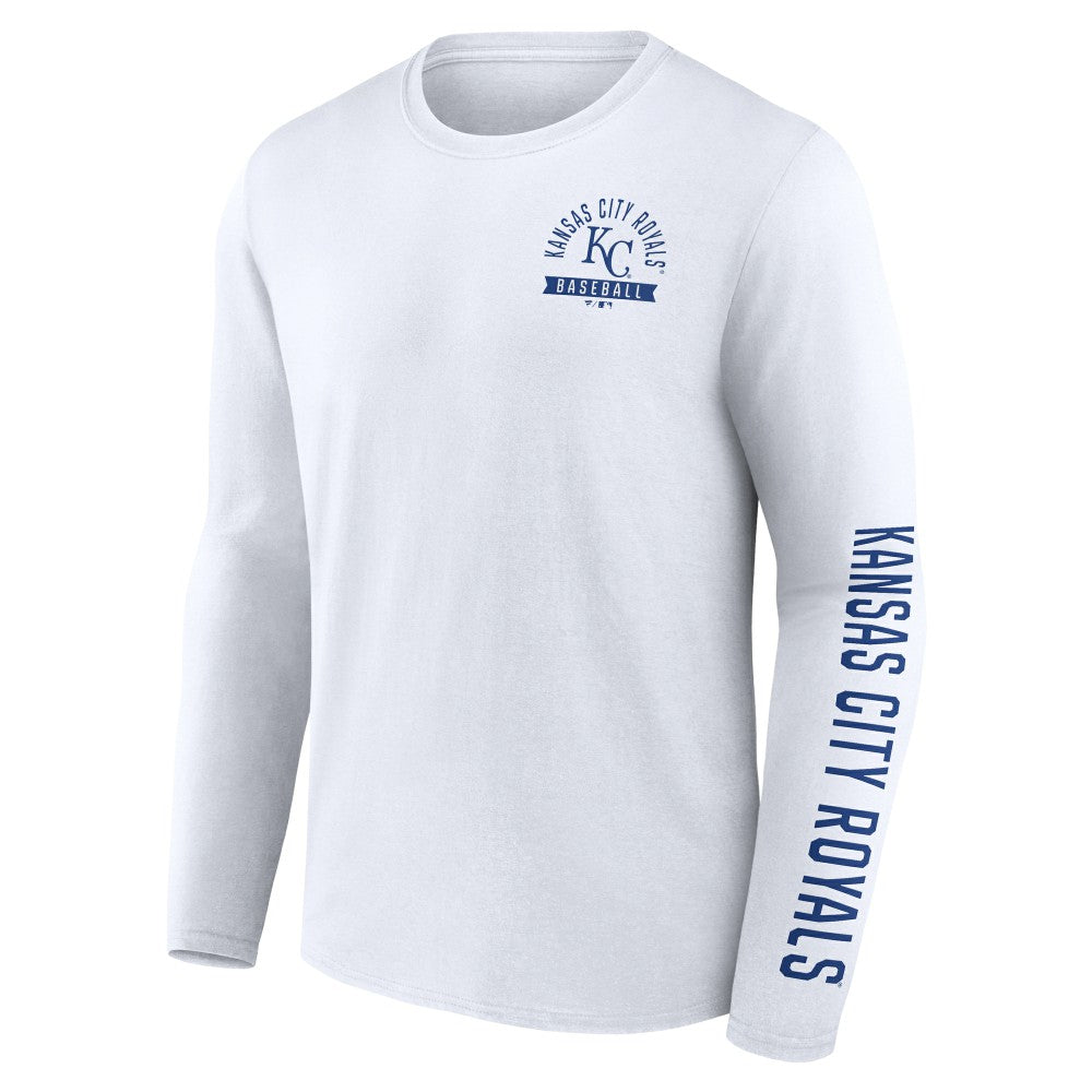 Kansas City Royals Fanatics Press Box Long Sleeve T-Shirt - MLB