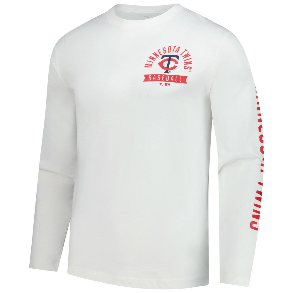 Minnesota Twins Fanatics Press Box Long Sleeve T-Shirt - MLB