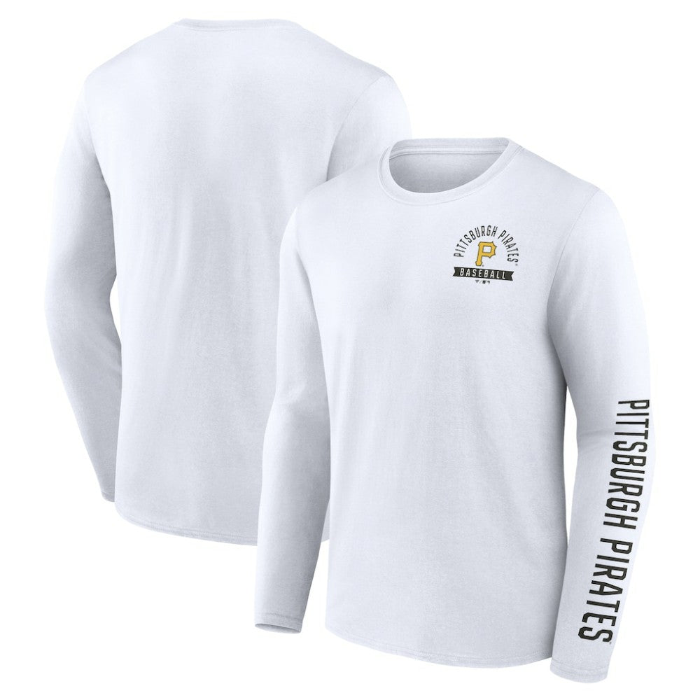 Pittsburgh Pirates Fanatics Press Box Long Sleeve T-Shirt - MLB