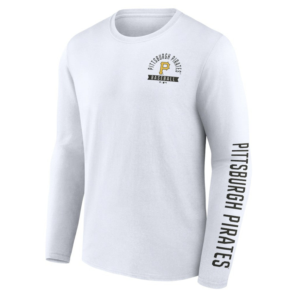 Pittsburgh Pirates Fanatics Press Box Long Sleeve T-Shirt - MLB
