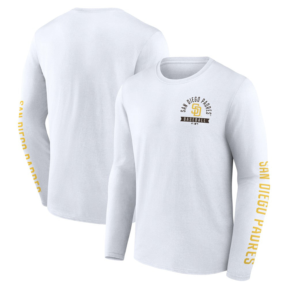 San Diego Padres Fanatics Press Box Long Sleeve T-Shirt - MLB